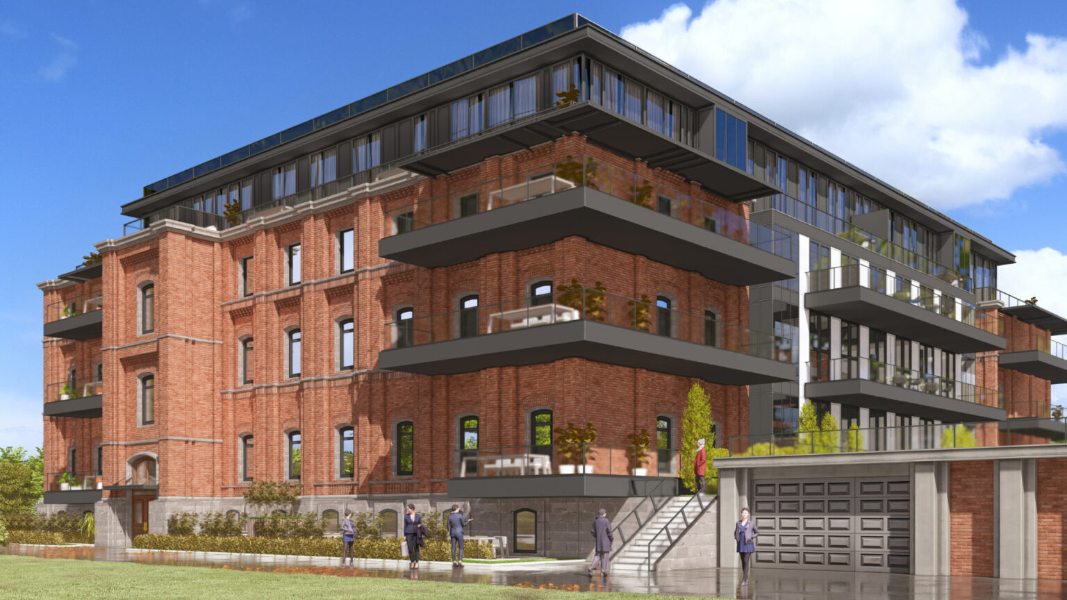 Klinikum Gotha Umbau Wohnanlage, Historische Backsteinarchitektur, Moderne Anbauten, Terrassen, Stadtentwicklung Gotha, Immobilien Thüringen